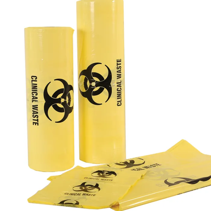 Surepak Clinical Waste Bags, 250/Ctn