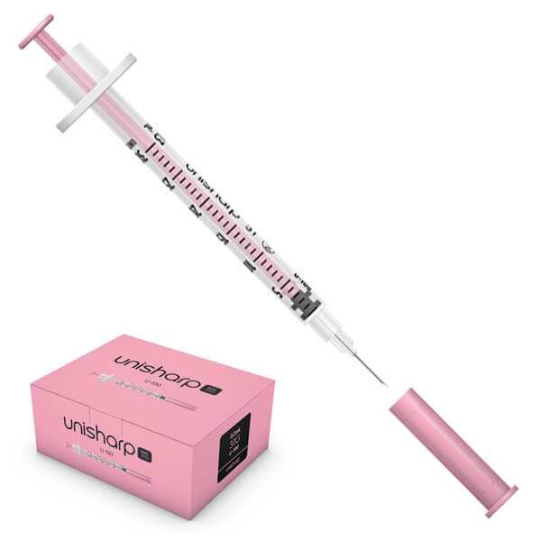 Terumo Unisharp 0.3mL Needle Syringe 31G x 8mm - 100/Box