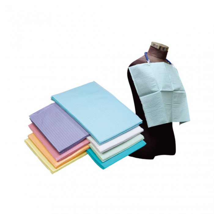 Medicom Dry Back Bibs 33 x 45.5cm 500/Carton