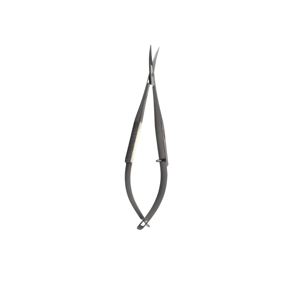 ARMO Castroviejo Scissors flat handles sharp/sharp curved 10cm