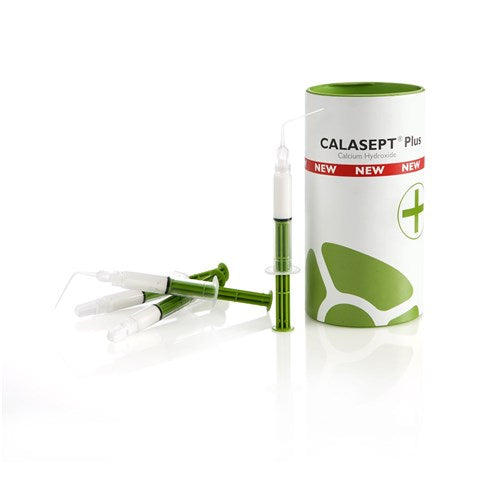 Directa CALASEPT Plus - Calcium Hydroxide - 1.5ml Syringe, 4-Pack and 20 Needles