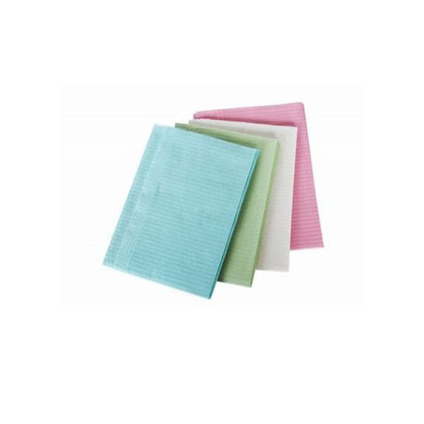 Denta Medix Dental Bibs 2+1 ply 500/Box