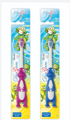 Dental Kids Toothbrush, Plastic Handle Box/12