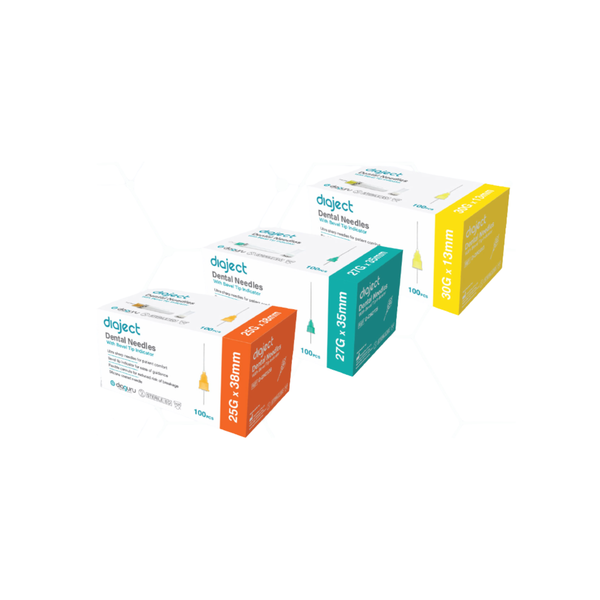 Diaject Dental Needles with Bevel Tip Indicator