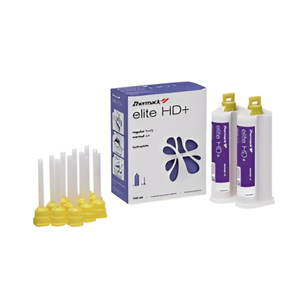 Elite HD+ Regular Body Normal Set 2x50 ml cartridges + 12 yellow small / mixing tips
