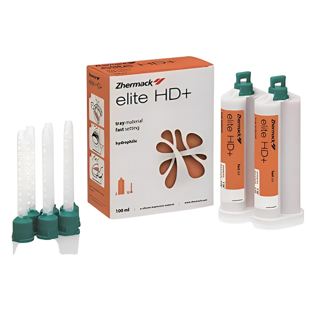 Elite HD+ Tray Material Fast Set 2x50 ml cartridges + 6 green mixing tips
