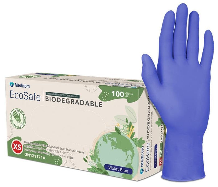 EcoSafe Biodegradable - Nitrile Medical Examination Gloves