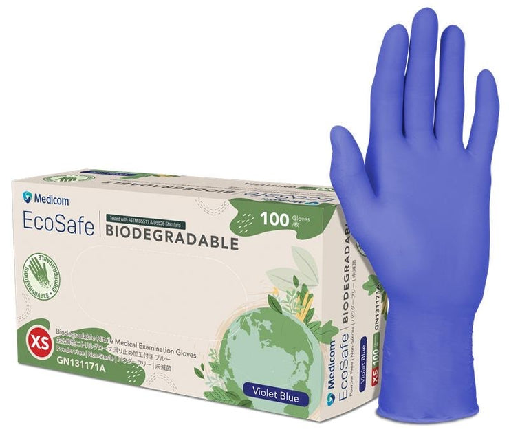 EcoSafe Biodegradable - Nitrile Medical Examination Gloves
