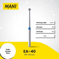 Mani Endo Access Diamond Burs