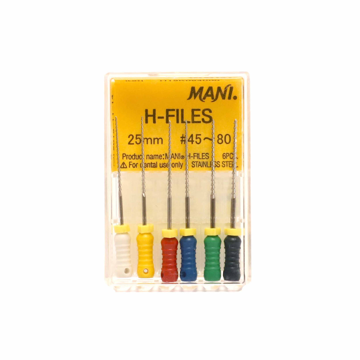 Mani H-Files 28mm 6/Pack