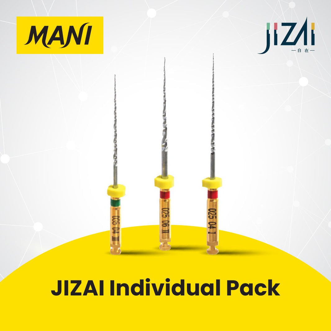 Mani Jizai NiTi Rotary files 0.4 Taper 3 Pcs/Pk - 31mm