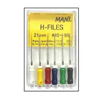 MANI H-Files 21mm 6/Pack