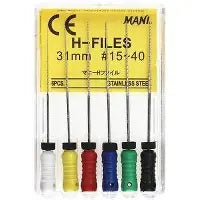 MANI H-Files 31mm 6/Pack