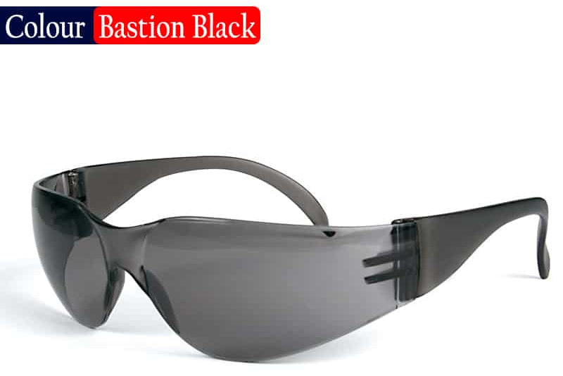 Bastion Safety Glasses - Black Lens
