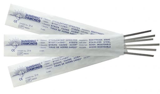 Steelcarbo Metal Strips Straight Medium – Sunshine – Germany #12pcs/pkt