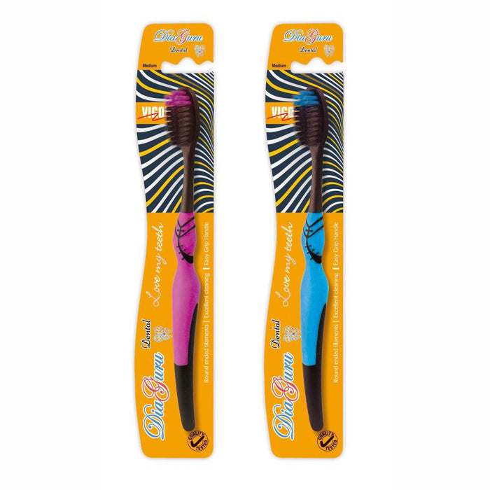 Dental Adult Toothbrush, Plastic Handle Box/12