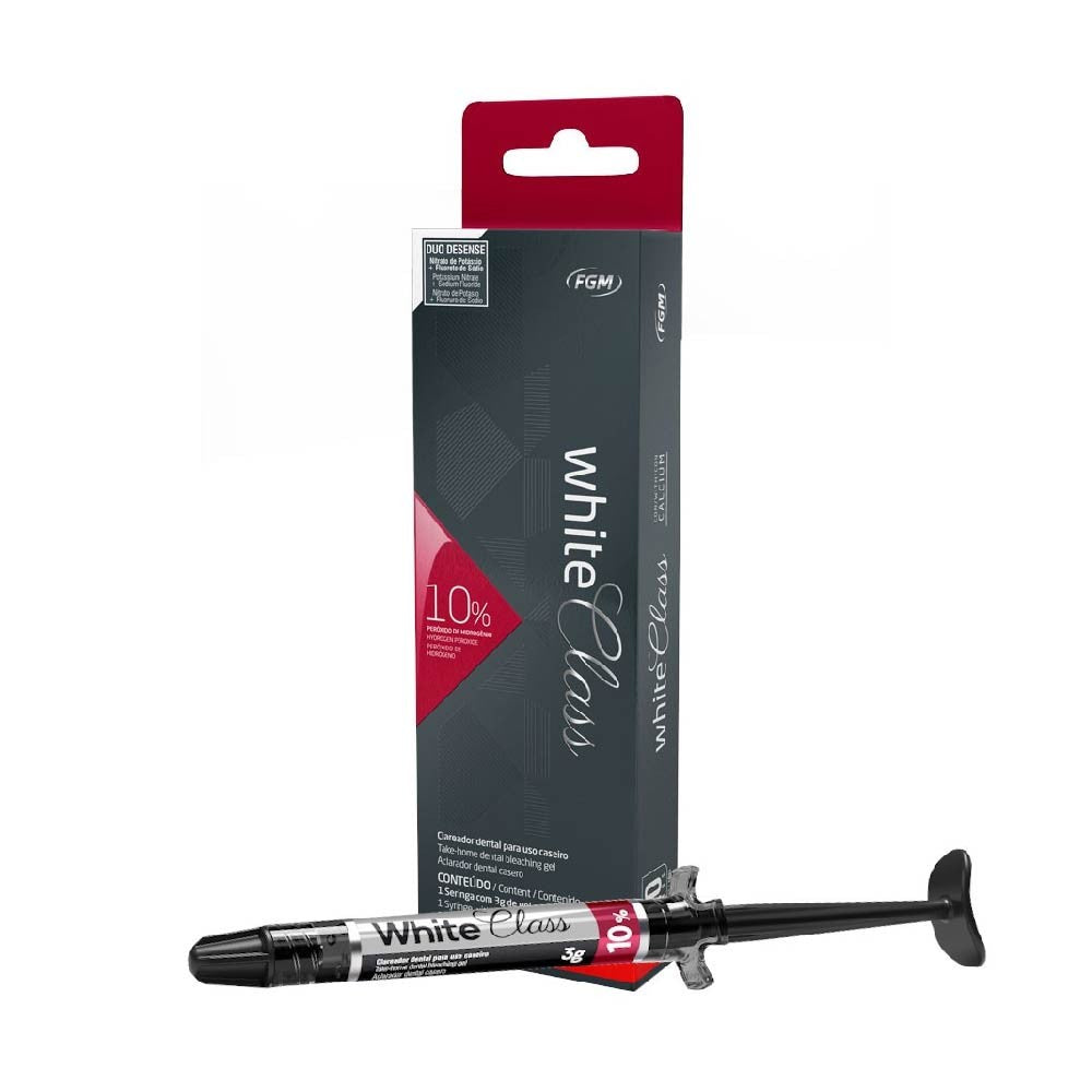 White Class 10%;  Multipack - 50x 3g syringes 10% Hydrogen Peroxide