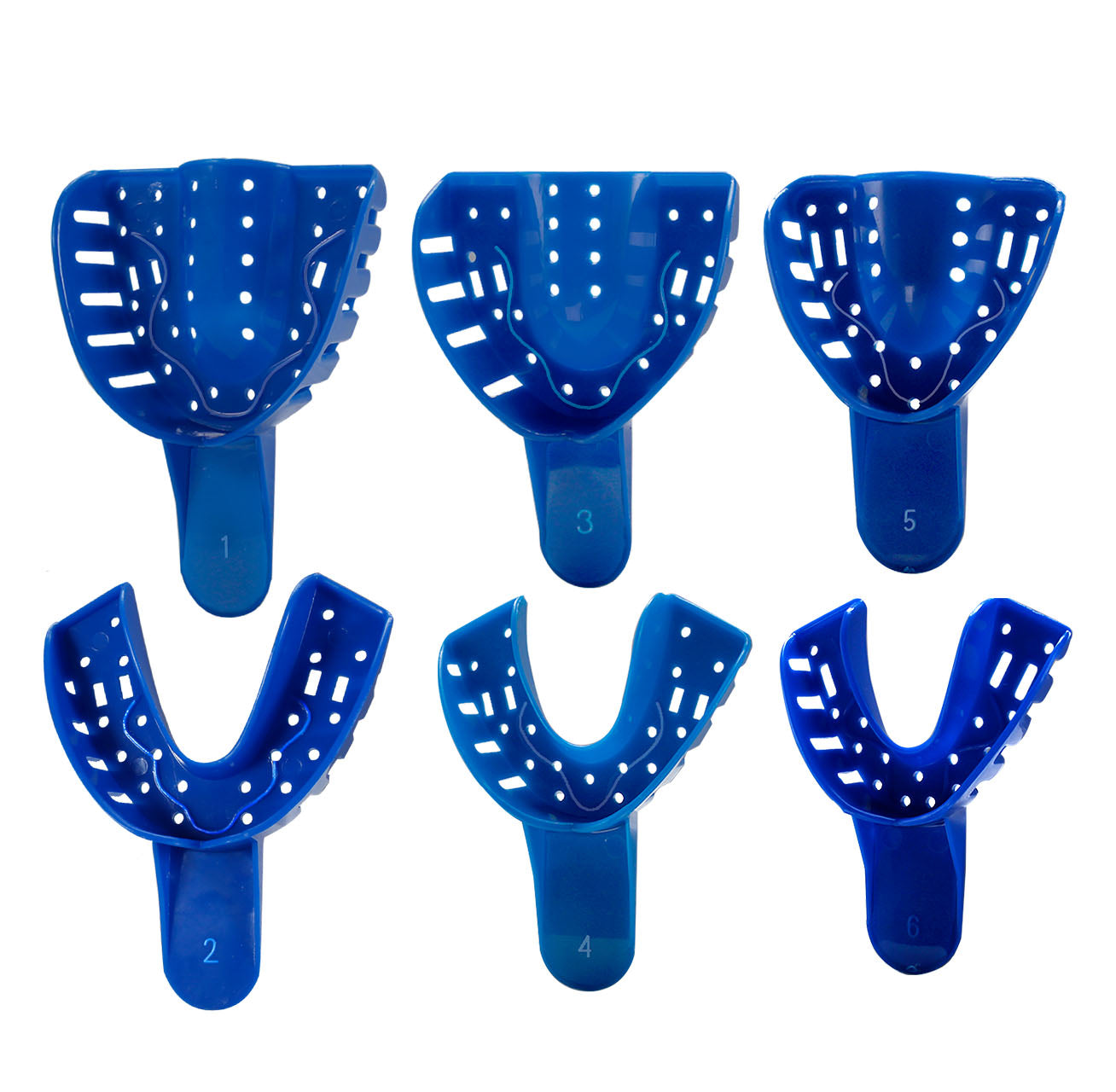 Disposable Perforated Impression Trays, Pack/12